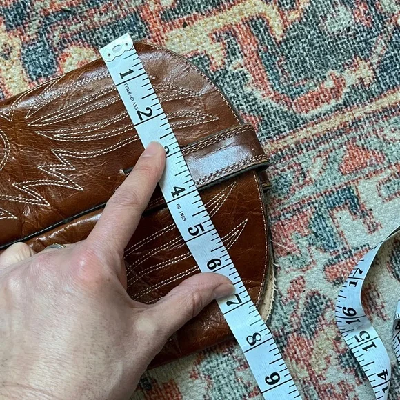 Steve Madden Lonestar Western Cowgirl/Cowboy Boots - Brown - THE REAL DEAL! - Picture 9 of 15